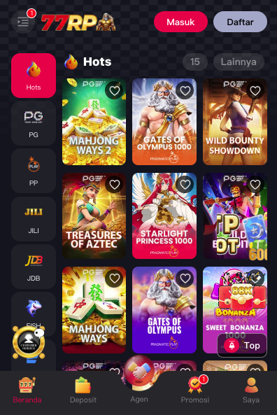77RP hot game